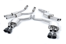 Load image into Gallery viewer, Audi S6 C7/S7 Sportback - Resonated (Quieter) Cat-Back Exhaust System with Cerakote Black Trims