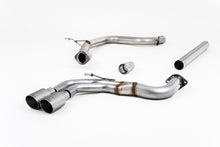 Load image into Gallery viewer, Audi A3 2.0 TDI MQB - Non-Resonated (Louder) Cat-Back Exhaust System with Titanium Trims
