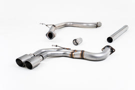 Audi A3 2.0 TDI MQB - Non-Resonated (Louder) Cat-Back Exhaust System with Titanium Trims