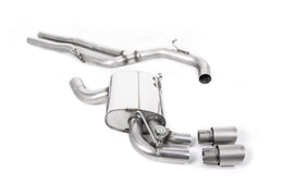 Audi RS3 8P Sportback S Tronic - Non-Resonated (Louder) Cat-Back Exhaust System with Titanium Trims