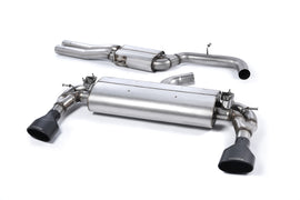 Audi RS3 8V Pre Facelift - Valved & Resonated Cat-Back Exhaust System with Cerakote Black Oval Trims