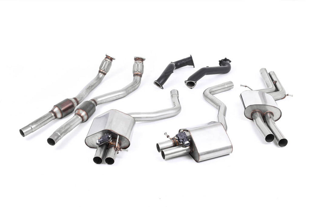 Audi RS6/RS7 C7 - Road+ Complete Exhaust System - Uses OE Tips