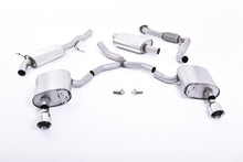 Load image into Gallery viewer, Audi A4 2.0 B9 Quattro - Resonated (Quieter) Cat-Back Exhaust System with Dual GT-100 Polished Trims