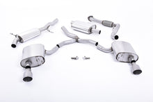 Load image into Gallery viewer, Audi A4 2.0 B9 Quattro - Resonated (Quieter) Cat-Back Exhaust System with Dual GT-100 Titanium Trims