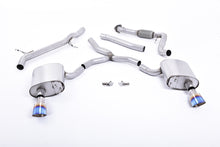 Load image into Gallery viewer, Audi A4 2.0 B9 Quattro - Non-Resonated (Louder) Cat-Back Exhaust System with Dual GT-100 Burnt Titanium Trims
