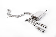 Load image into Gallery viewer, Audi A3 2.0T FSI - Non-Resonated (Louder) Cat-Back Exhaust System with GT-80 Polished Trims