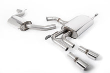Load image into Gallery viewer, Audi A3 2.0T FSI - Resonated (Quieter) Cat-Back Exhaust System with GT-80 Polished Trims