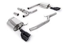 Load image into Gallery viewer, Audi A5 3.0 TDI - Cat-Back Exhaust System with Quad Outlet GT-80 Cerakote Black Trims