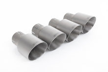 Load image into Gallery viewer, Audi S4/S5 B9 Sport Diff without Brace Bars - Non-Resonated (Louder) Cat-Back Exhaust System with Quad GT-100 Titanium Trims