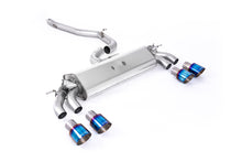 Load image into Gallery viewer, Audi S3 8V.2 - Non-Resonated (Louder) GPF/OPF-Back Exhaust System with Quad Round Burnt Titanium Trims