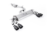 Load image into Gallery viewer, Audi S3 8V.2 - Resonated (Quieter) GPF/OPF-Back Exhaust System with Quad Round Cerakote Black Tips