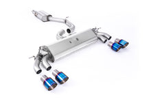 Load image into Gallery viewer, Audi S3 8V.2 - Resonated (Quieter) GPF/OPF-Back Exhaust System with Quad Round Burnt Titanium Tips