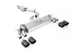 Audi S3 8V.2 - Resonated (Quieter) GPF/OPF-Back Exhaust System with Quad Round Carbon Trims
