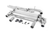 Load image into Gallery viewer, Audi RS3 8V - Non-Resonated (Louder) Cat-Back Exhaust System with Burnt Titanium Oval Trims