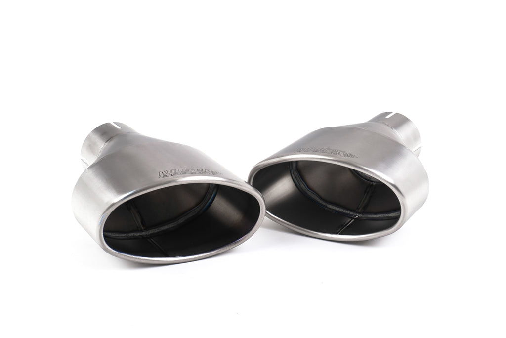 Audi RS5 B9 Non GPF Models - Non-Resonated (Louder) Cat-Back Exhaust System with Titanium Oval Trims