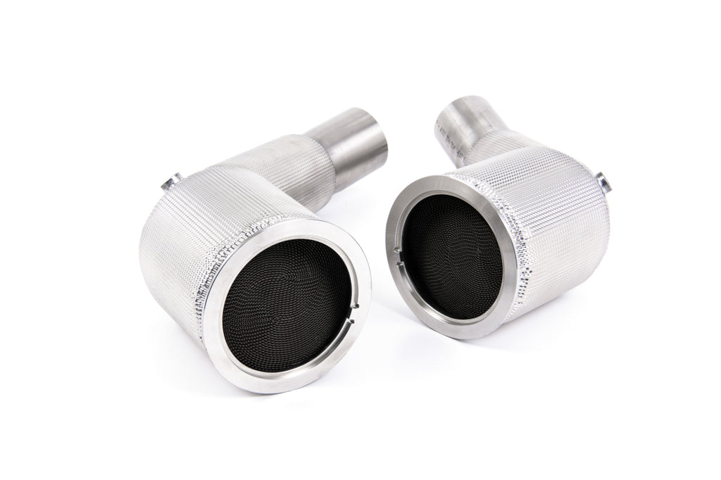 Audi RS6/RS7 C8 &amp; S8 - Large Bore Downpipe &amp; Hi-Flow Sports Cat inc GPF Bypass - For Milltek