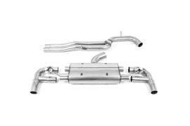 Audi RS3 8V Facelift - 80MM Non-Resonated (Louder) Cat-Back Exhaust System with Burnt Titanium Trims
