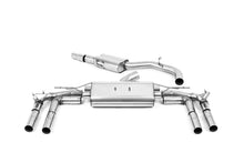 Load image into Gallery viewer, Audi S3 8Y GPF models - 80mm Resonated Cat-Back Exhaust System with Cerakote Black Oval Trims