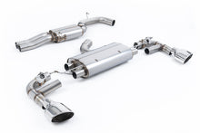 Load image into Gallery viewer, Audi TTRS MK3 Quattro - 80mm Resonated (Quieter) Cat-Back Exhaust System with Polished Trims