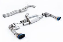 Load image into Gallery viewer, Audi RS3 8V Facelift - 80MM Non-Resonated Race (Loudest) Cat-Back Exhaust System with Burnt Titanium Trims