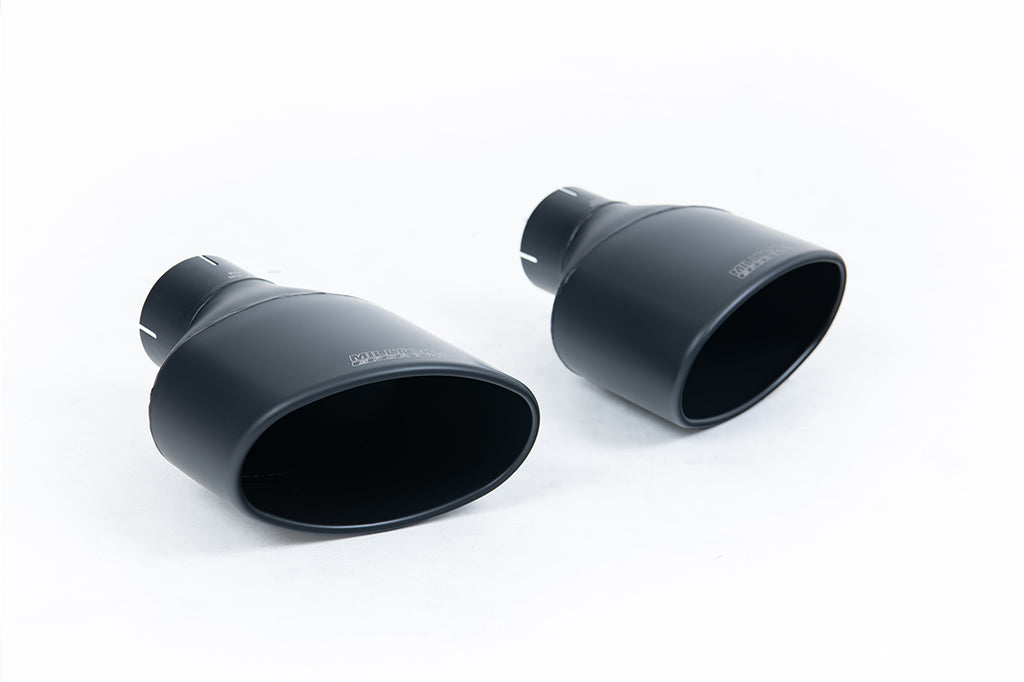 Audi RS3 8V - 80MM Race Non-Resonated (Loudest) Cat-Back Exhaust System with Cerakote Black Trims