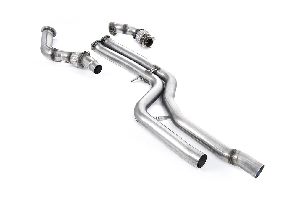 BMW F80 M3/F82 M4 - Large Bore Downpipe with Catalyst Delete (For Milltek Cat-Back)