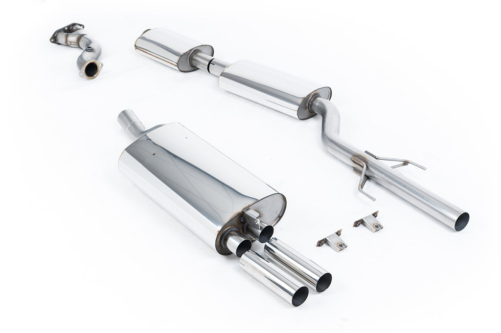 BMW E30 M3 - Manifold Back-Exhaust System with Resonated Catalyst Delete &amp; OE Style Trims