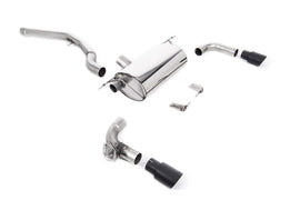 Non-Resonated (Louder) GPF/OPF-Back Exhaust System with Cerakote Black GT-90 Trims