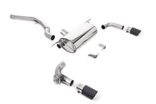 Load image into Gallery viewer, Non-Resonated (Louder) GPF/OPF-Back Exhaust System with Carbon Jet-90 Trims