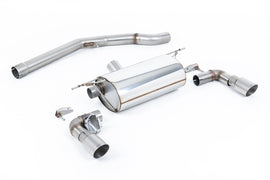 BMW F20/21 M140i - Non-Resonated (Louder) GPF/OPF-Back Exhaust System with Titanium GT-90 Trims