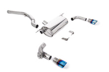 Load image into Gallery viewer, Non-Resonated (Louder) GPF/OPF-Back Exhaust System with Burnt Titanium GT-90 Trims