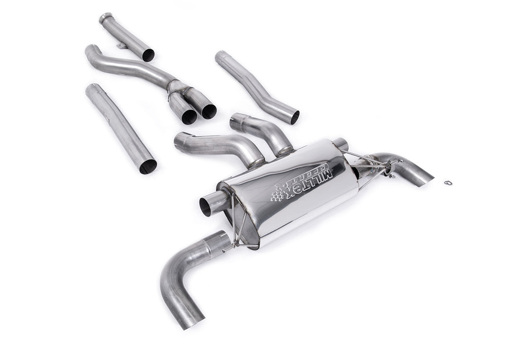BMW G20/21 M340i &amp; G22 M440i - Cat-Back Exhaust System - Uses OE Trims