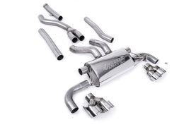 BMW G20/21 M340i & G22 M440i - Cat-Back Exhaust System with Quad GT-100 Polished Trims