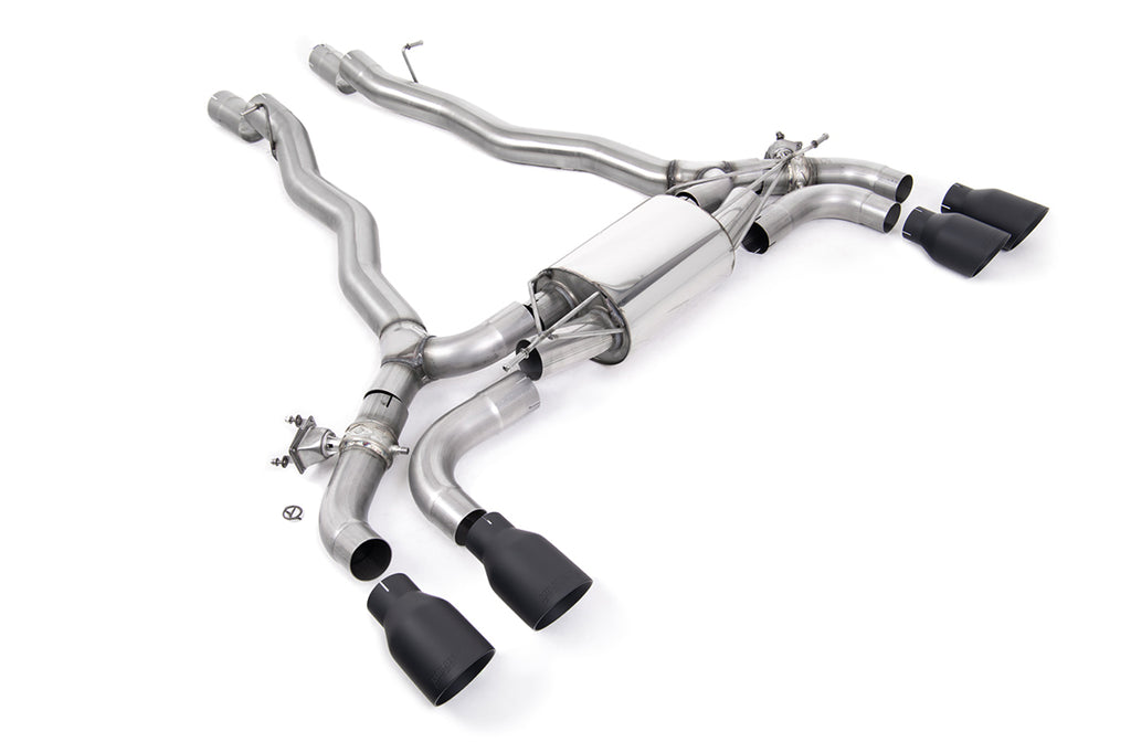 BMW M5 F90 - OPF/GPF Back System with Cerakote Black GT-100 Trims - ECE Approved