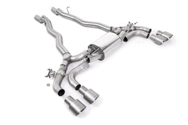 BMW M5 F90 - OPF/GPF Back System with Brushed Titanium GT-100 Trims - ECE Approved