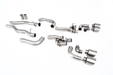 Load image into Gallery viewer, BMW M8 F91/92/93 (GPF Equipped) - OPF/GPF Back System with valved Rear Silencer Bypass &amp; GT-115 Brushed Titanium Trims