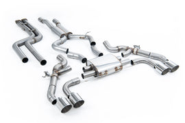BMW X3 G01 S58 - Non-Resonated (Louder) Downpipe Back Exhaust System with Polished Trims