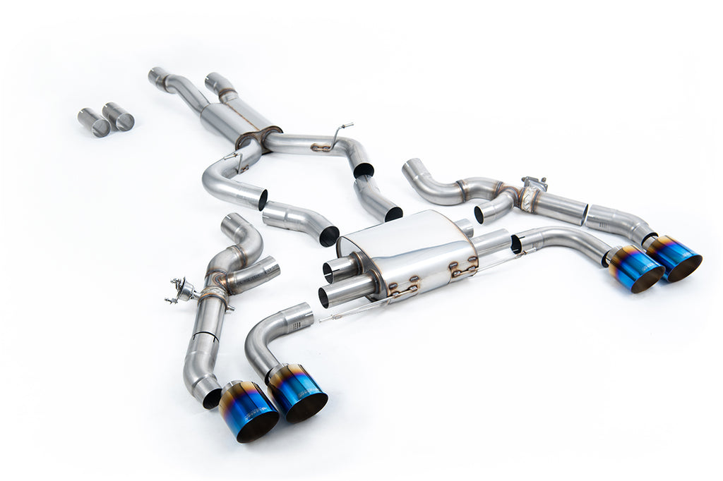 BMW X3 G01/X4 G02 S58 - OPF/GPF Back System with GT-115 Burnt Titanium Trims
