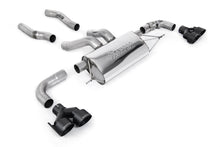 Load image into Gallery viewer, Particulate Filter Back Exhaust System with Quad GT-100 Cerakote Black Trims