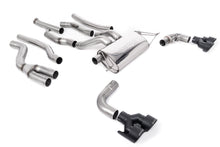 Load image into Gallery viewer, Cat-back Exhaust System with Quad GT-100 Cerakote Black Trims