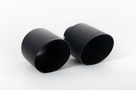 BMW X3 G01 S58 Pre LCI (GPF Equipped) - Resonated (Quieter) Downpipe Back Exhaust System with GT-115 Cerakote Black Trims