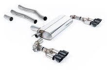 Load image into Gallery viewer, BMW F40 1 Series 128ti - Maxton x Milltek - OPF/GPF Back Exhaust System with Quad GT-100 Cerkote Black Trims - Fits Maxton Diffuser Only