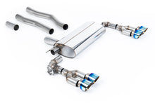 Load image into Gallery viewer, BMW F40 1 Series 128ti - Maxton x Milltek - OPF/GPF Back Exhaust System with Quad GT-100 Burnt Titanium Trims - Fits Maxton Diffuser Only