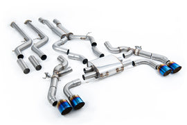 BMW X3 G01/X4 G02 S58 LCI (GPF Equipped) - OPF/GPF Bypass System with Burnt/Blue Titanium Trims