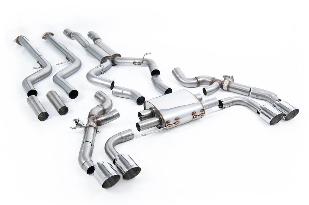BMW X3 G01/X4 G02 S58 LCI - Primary Cat-Back System with Polished Trims
