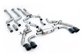 BMW X3 G01/X4 G02 S58 LCI - Primary Cat-Back System with Cerakote Black Trims