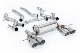 BMW G87 M2 - OPF/GPF Back with Centre Resonator Bypass & GT-115 Brushed Titanium Trims