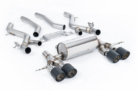 BMW G87 M2 - OPF/GPF Back with Centre Resonator Bypass & JET-115 Carbon Fibre Trims