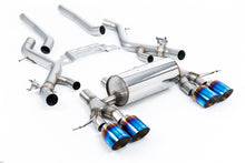 Load image into Gallery viewer, BMW G87 M2 - Non-Resonated Secondary Cat Back System with GT-115 Burnt/Blue Titanium Trims