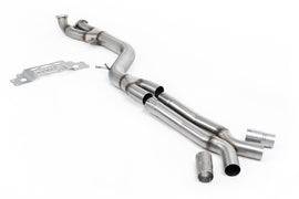 BMW G87 M2 - OPF/GPF Bypass Single Pipe 102mm - With X Pipe to OE Axle Back Only